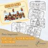 Caderno de Colorir Católico | 30 Desenhos de Santos em PDF