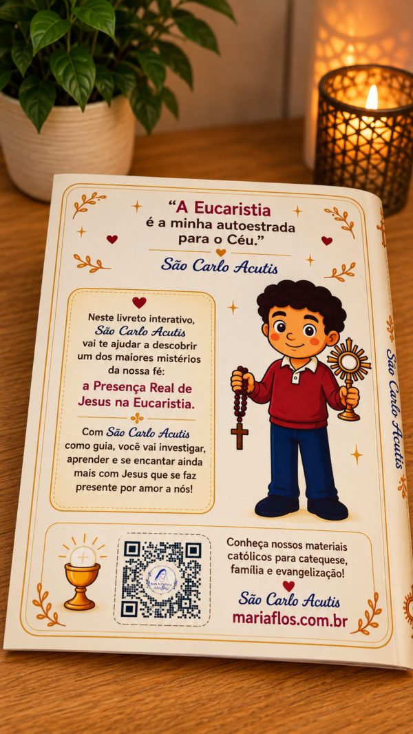 livrinho sobre a Eucaristia para crianças
