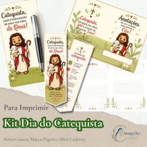 Kit Lembrancinha para Catequista para Imprimir