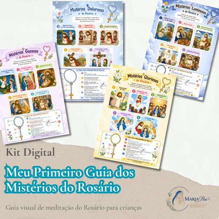 mistérios do rosário para crianças