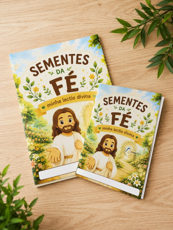 Lapbook Mês da Bíblia O Jardim da Palavra atividade católica infantil para imprimir